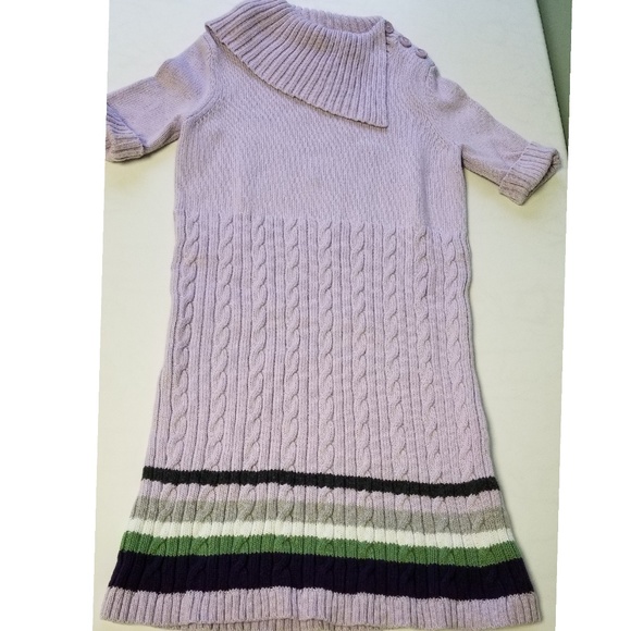 light purple sweater dress